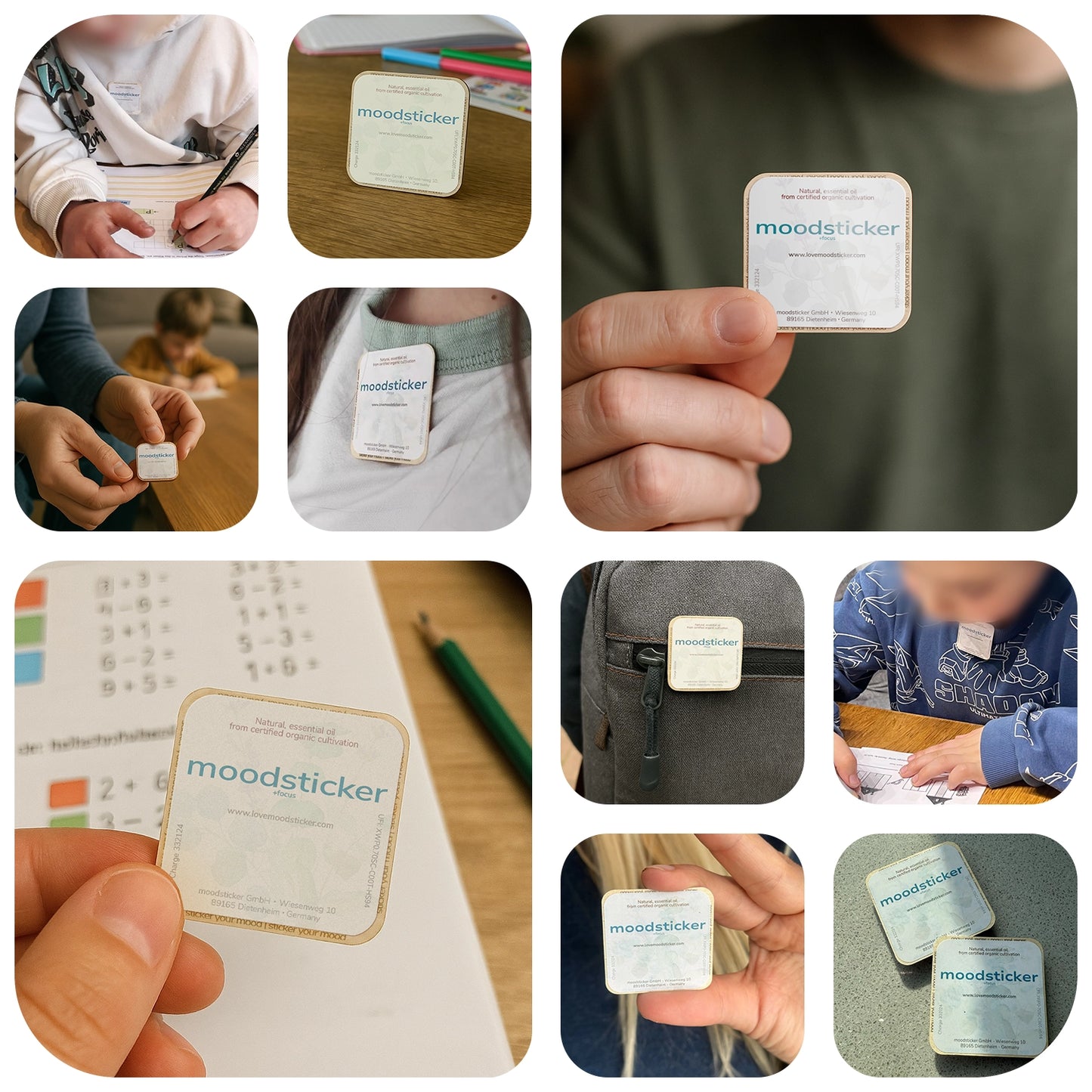 Endlich konzentriert lernen: Das +FOKUS Spar-Set: 2 Magnete + 10 Sticker, für 4-6 Monate